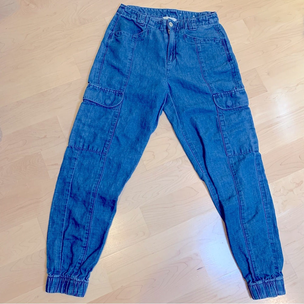 American Eagle Outfitters light weigh denim cargo jogger 0